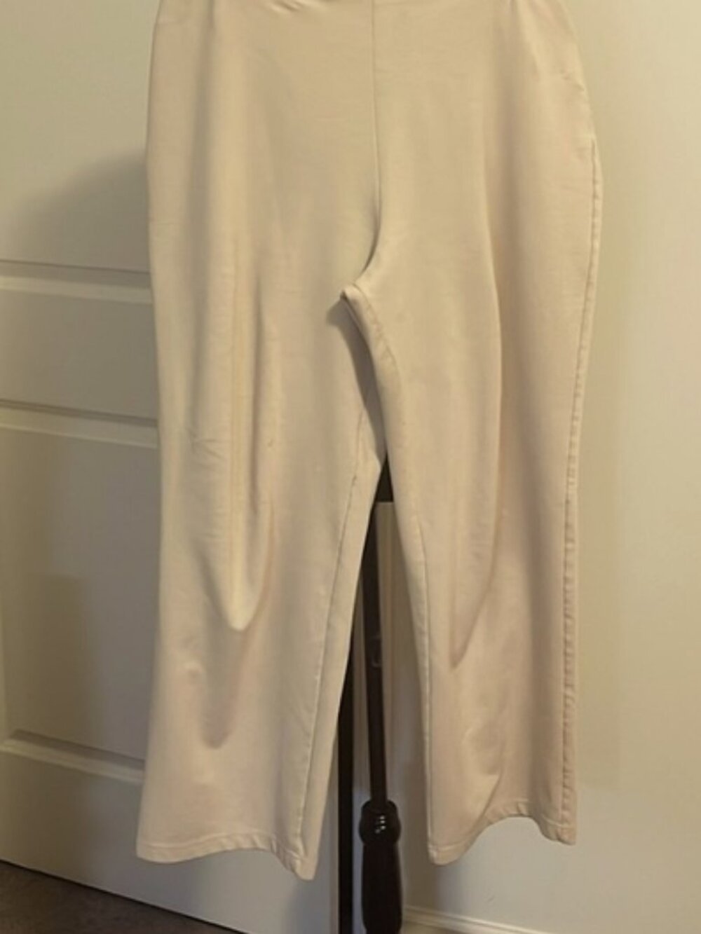 Pull On Cream Pants